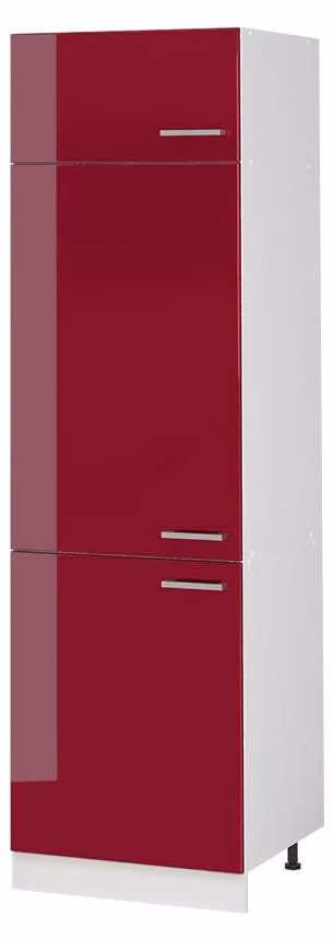 Mobile cucina dispensa Vicco R-Line Rosso lucido/Bianco 60 cm, Model 63180