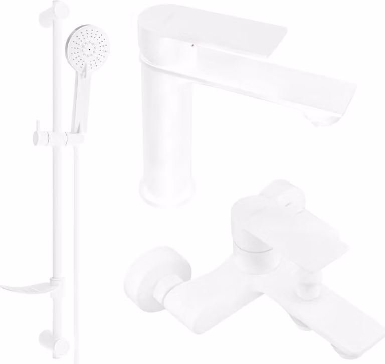 Mexen Royo DF05 set da bagno, bianco - 72203DF05-20