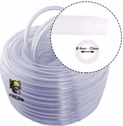 Tubo aria PVC tubo acquario tubo acqua 15m 5mm trasparente food-safe