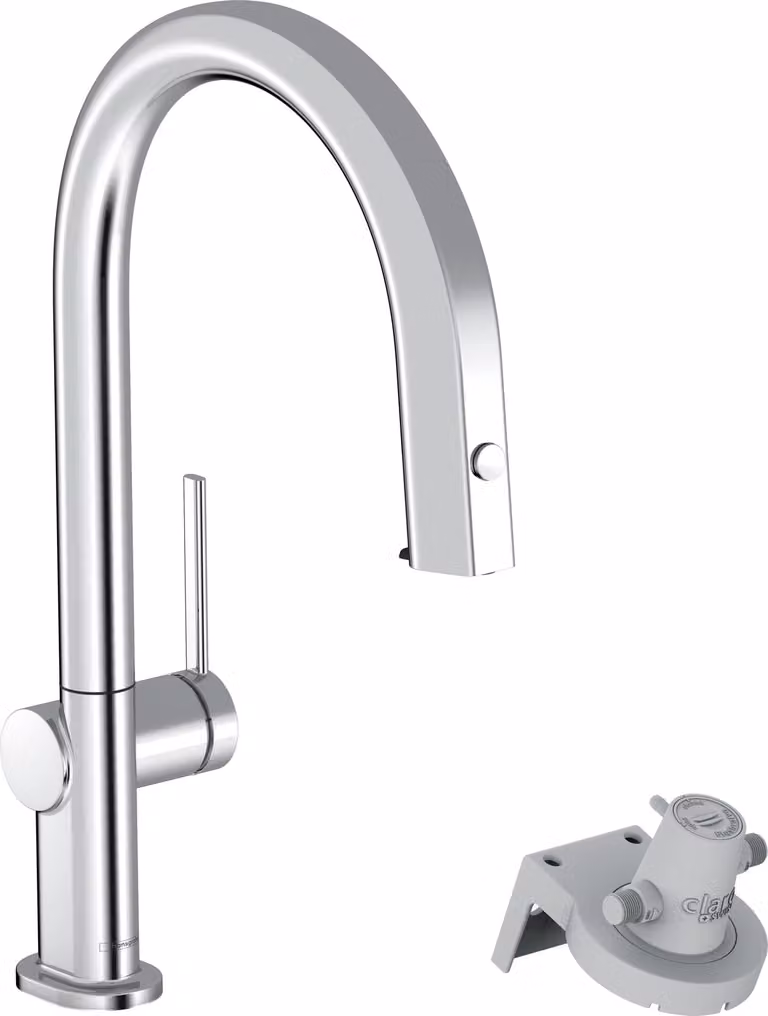 hansgrohe Aqittura M91 Mitigeur de cuisine, Filtersystem 210, extractible jusquà 50cm, 1jet, 76803000, 76803000