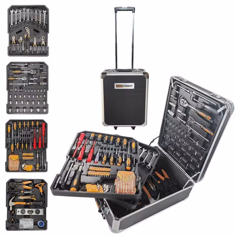 Valigetta portatile per utensili con 1000 pezzi