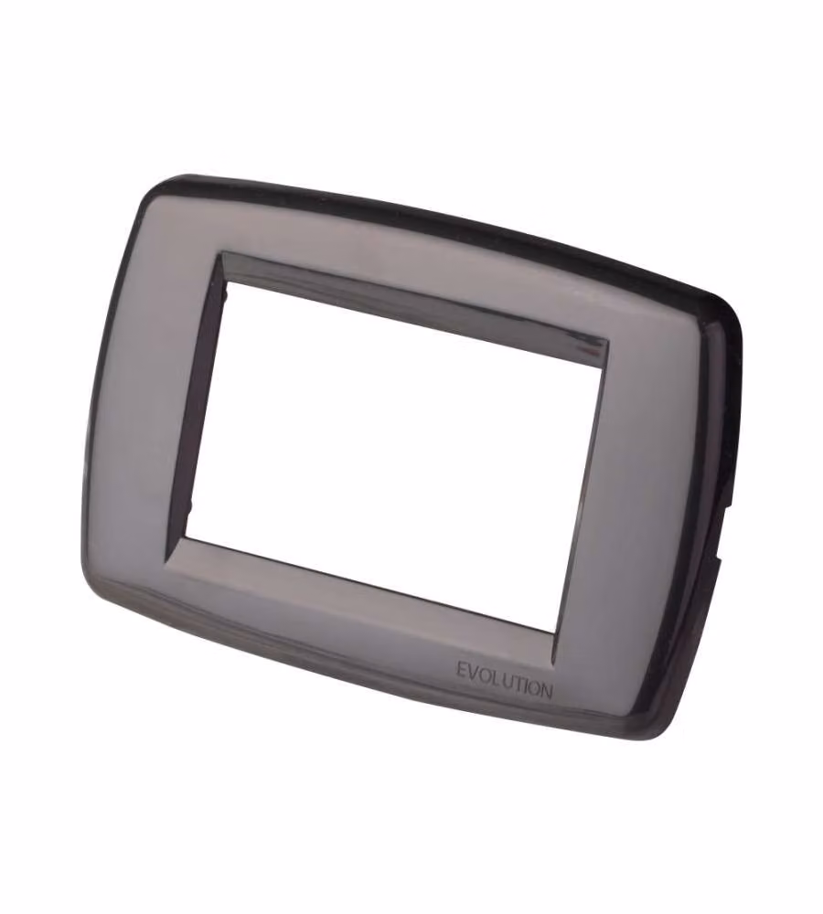 Placca 3 moduli Evolution Classic Line - Antracite