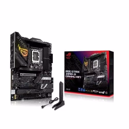 ASUS ROG STRIX Z890-H GAMING WIFI, Scheda Madre Intel ATX, Slot DDR5, Nera