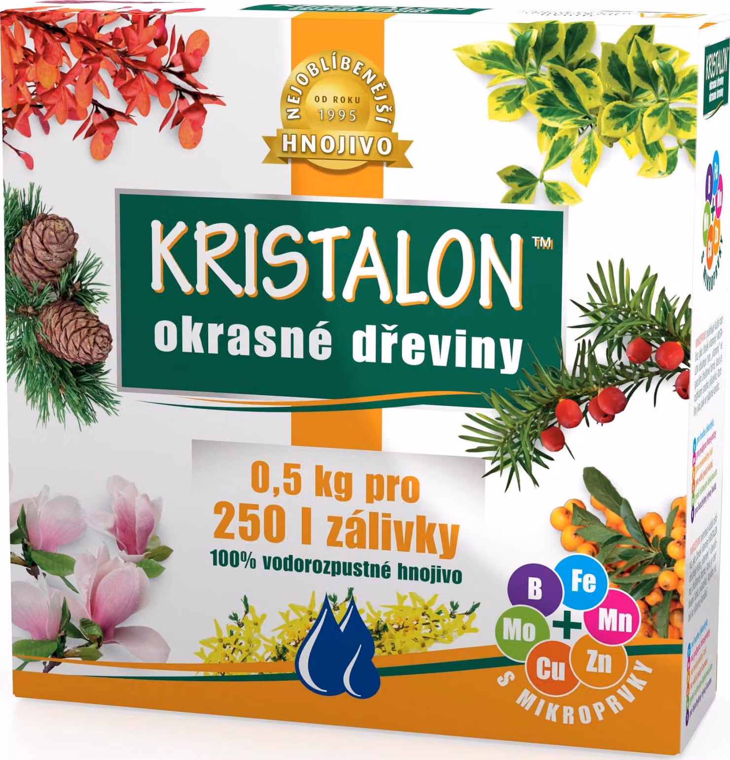 Agro Kristalon Pro okrasné dřeviny 0.5 kg
