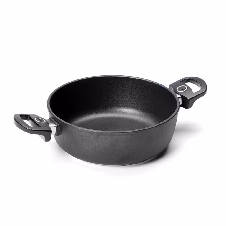 Casseruola in alluminio fuso antiaderente per induzione, con due maniglie, Titan Best, diam. 24cm