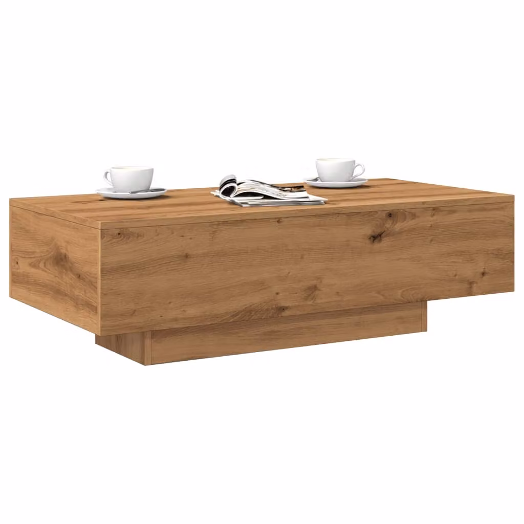 Maison Exclusive - Tavolino Artisan in rovere 100x49,5x31 cm Materiale ligneo