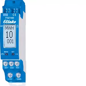 Eltako 30014055 Misuratore di corrente bus RS485 collettore F3Z14D 3xS0 / AFZ