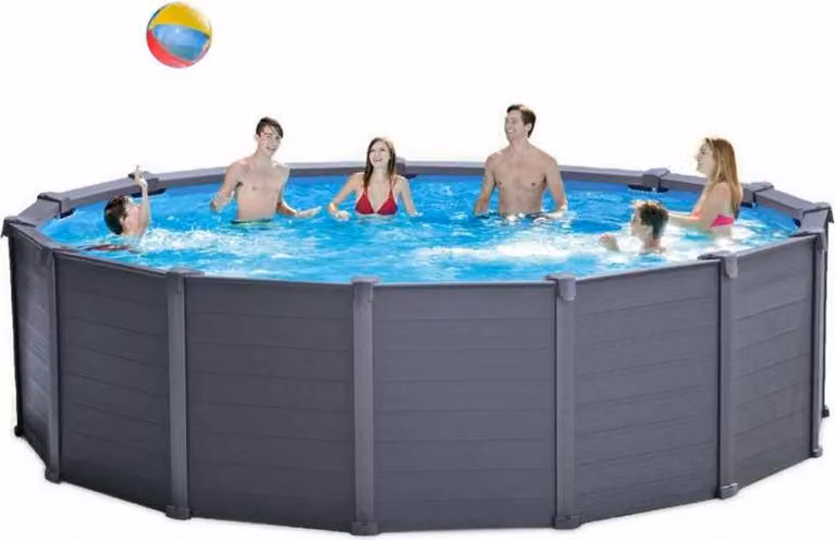 Intex 26382 Ex 28382 Pannello Grafite Piscina fuori terra rotonda 478x124