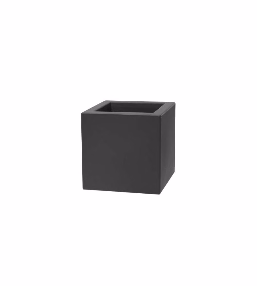 Vaso Schio Cubo 30 Antracite 30 x 30 x 30 cm