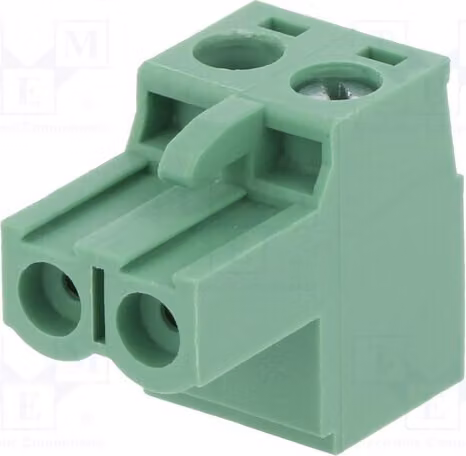 2 x profilo di fissaggio disattivabile, connettore da 5 mm, configurazione: 2 connettori femmina dritti, modello 2EDGKF-5.0-02P-14-00AH