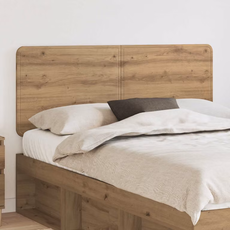 Testiera per letto vidaXL in legno ingegnerizzato Rovere, stile moderno, colore marrone