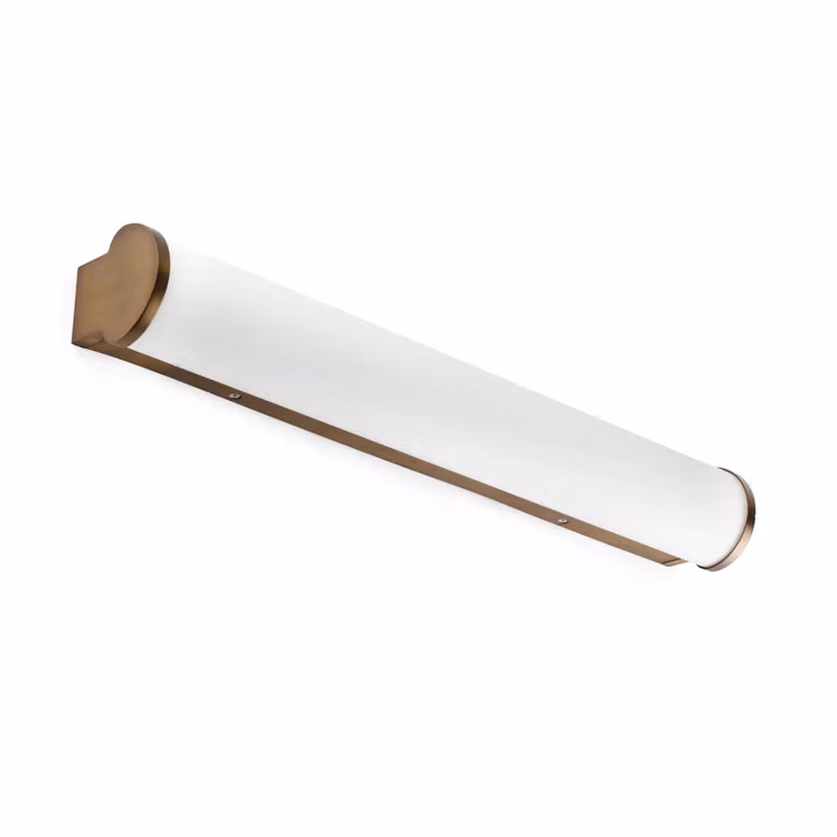 Applique a LED DANUBIO 575 di FARO BARCELONA, lampada da parete moderna in metallo per bagno, colore bronzo