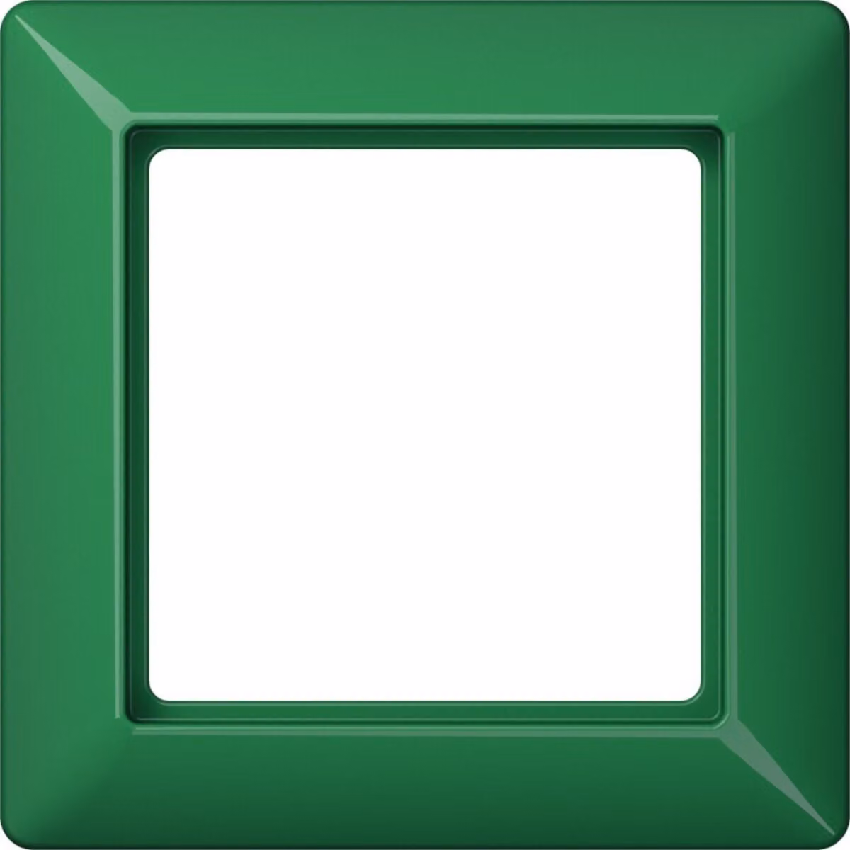 Telaio 1x gn orizzontale/verticale - Telaio 1-gang verde AS 581 BF GN