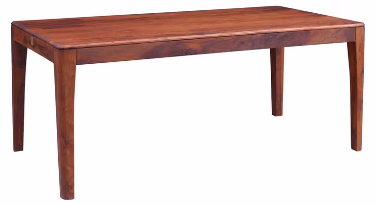 MASSIVMOEBEL24 | tavolo da pranzo in legno di Sheesham / palissandro 180x90x76 noce oliato BROOKLYN #03