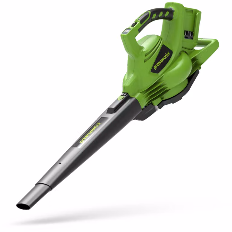 Greenworks POWERALL 48V (24V x 2) Soffiatore / Aspirafoglie 322 km/h