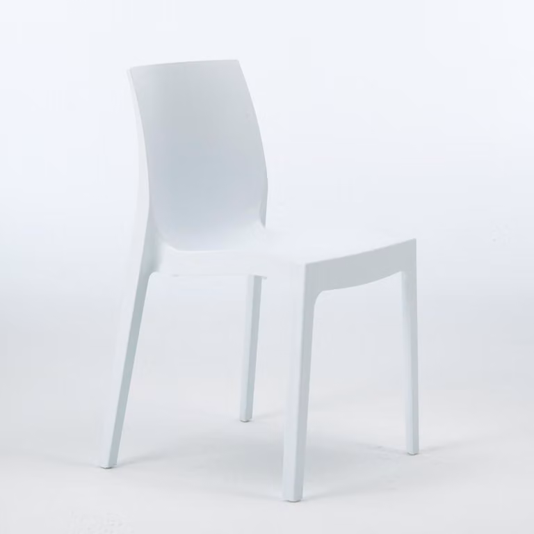 Sedie Sedia da cucina Sedia da pranzo Sedia da pranzo Grand Soleil Rome - Bianco