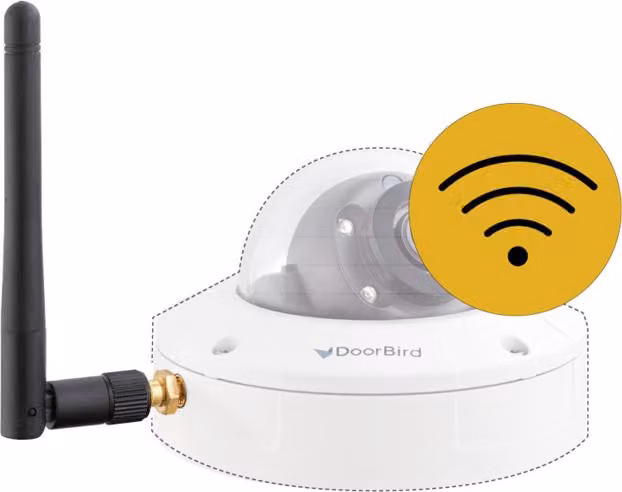 Kit WLAN DoorBird A8010 per telecamera dome