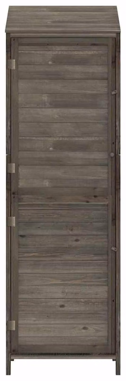 Casetta da giardino in legno, colore antracite - realizzata in legno di abete massello - larghezza 55 cm - profondità 52 cm