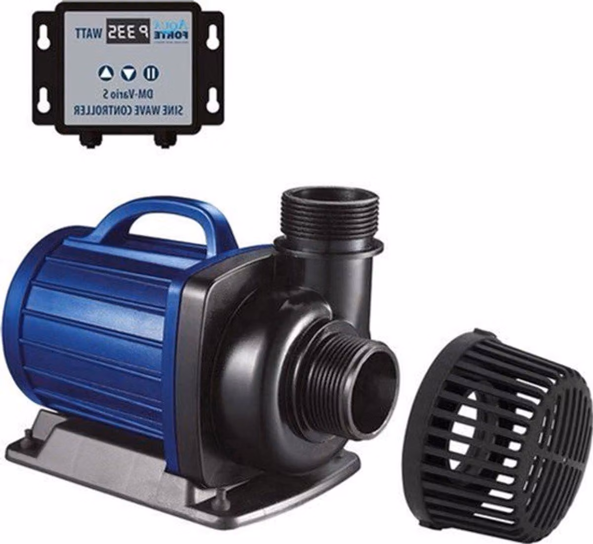 Pompa per laghetto regolabile con controller esterno, ideale per creare corsi d'acqua e cascate, efficiente dal punto di vista energetico e potente