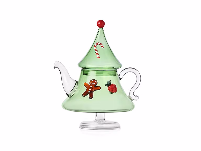 Schiaccianoci Teiera Albero di Natale