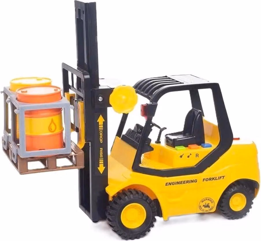 Carrello elevatore con accessori luminosi e sonori