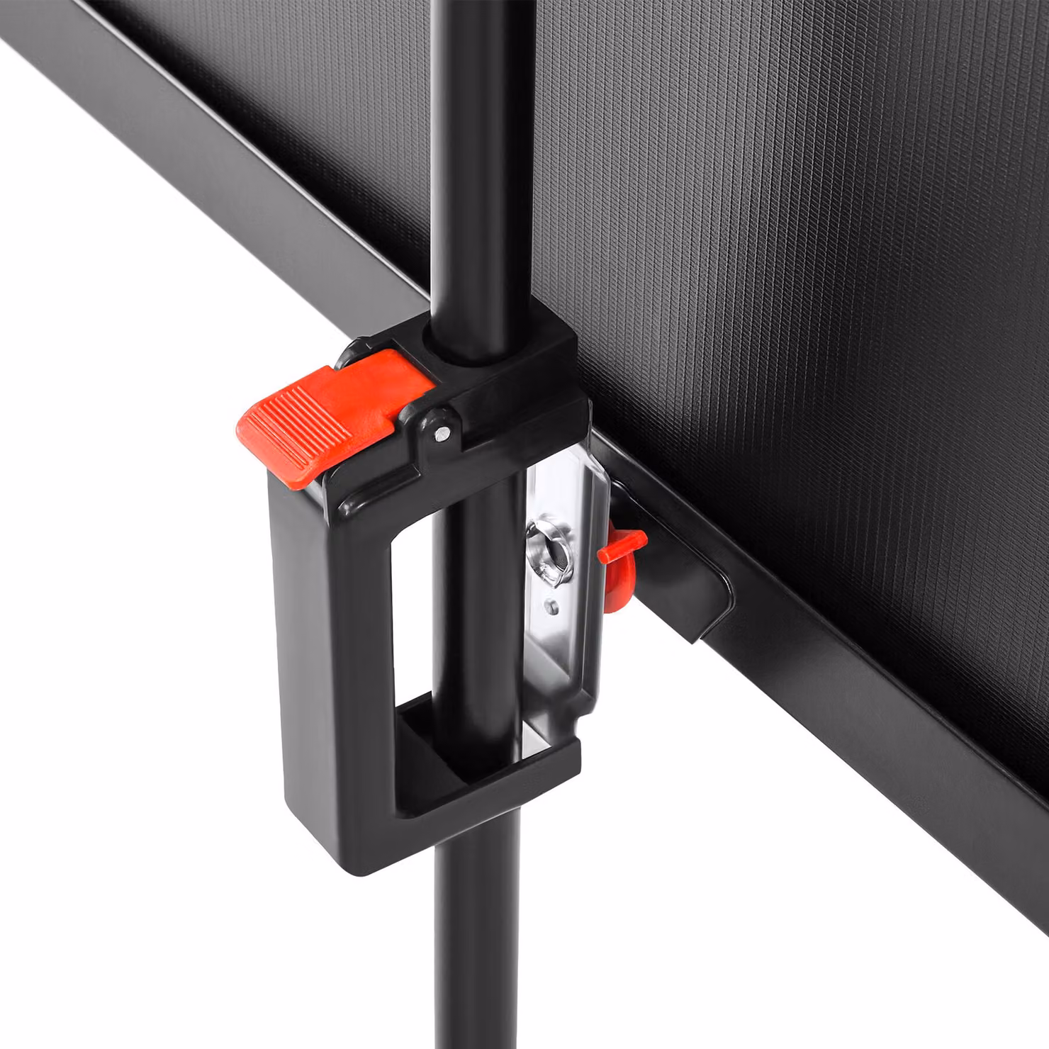 Schermo a treppiede Tectake bianco L 178 cm x H 178 cm con formato 1:1 – 1