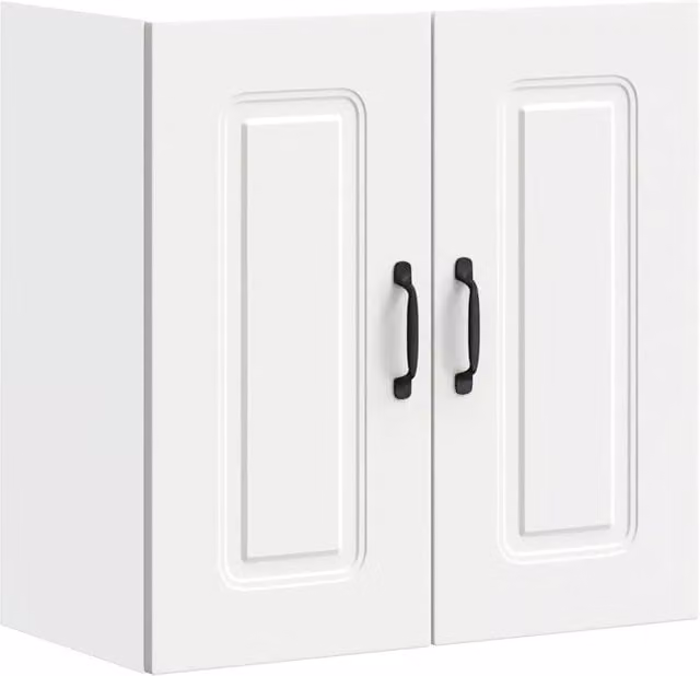 Pensile da cucina Kalmar 60 x 31 x 60 cm pratico e versatile mobile contenitore moderno in legno composito bianco 02_0049982
