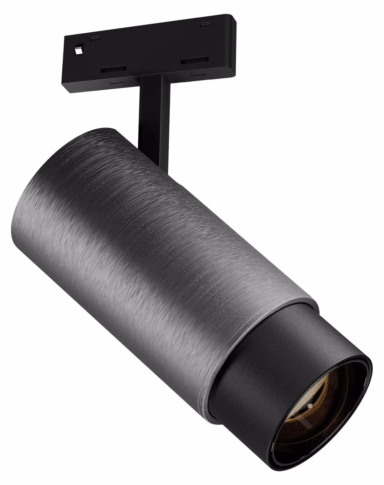ARELUX XNET ADJ. MINI PROIETTORE per PROFILI CURVI, 14,2W, 48V DC, CRI 90, angolo di emissione 18-45°, UGR < 10 (a 18°), FNI – nero, 3000K