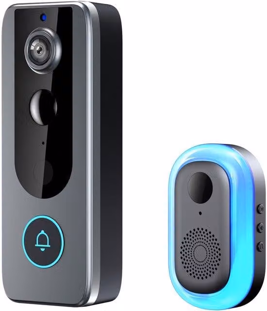 Telecamera di sorveglianza Wi-Fi wireless HD per uso domestico