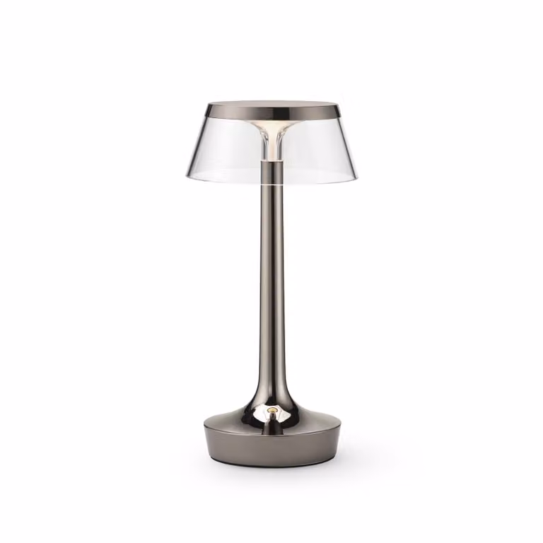 Flos - Bon Jour Unplugged - Silver and Chrome Selection - Cromo Nero