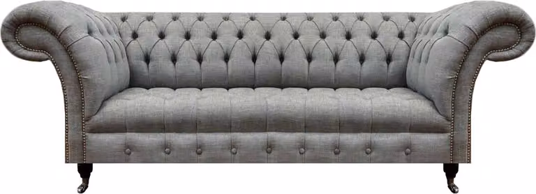 Wohnzimmer Dreisitzer Sofa Polstermöbel Chesterfield Couch Textil
