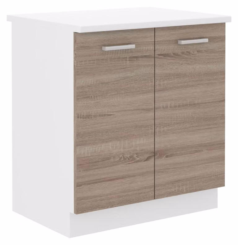 Mobile base da cucina da 80 cm per il modello «Dave 240 Rovere Sonoma Tartufo»