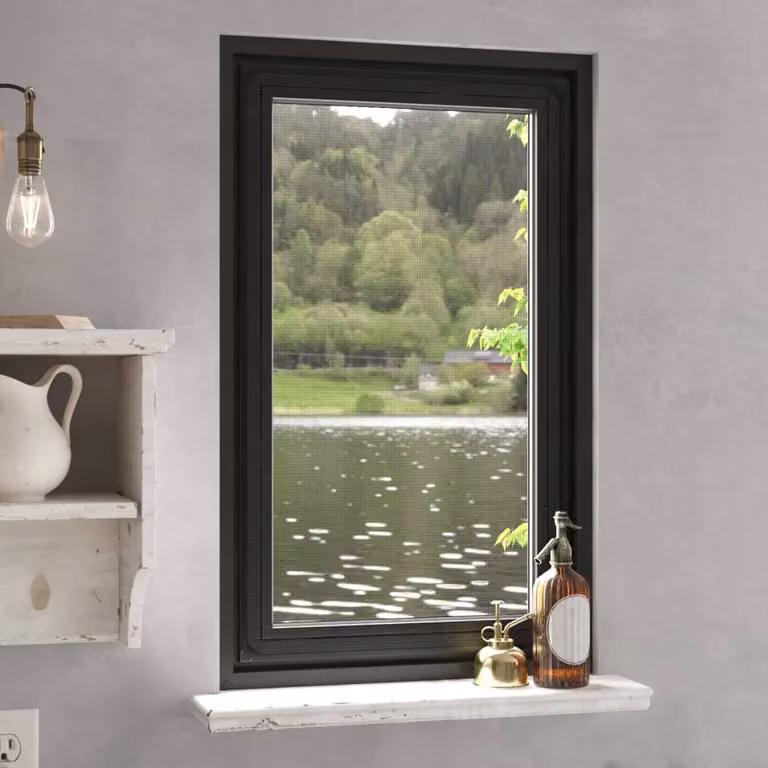 Zanzariera Magnetica per Finestre vidaXL Colore Antracite L: 80 cm x H: 140 cm