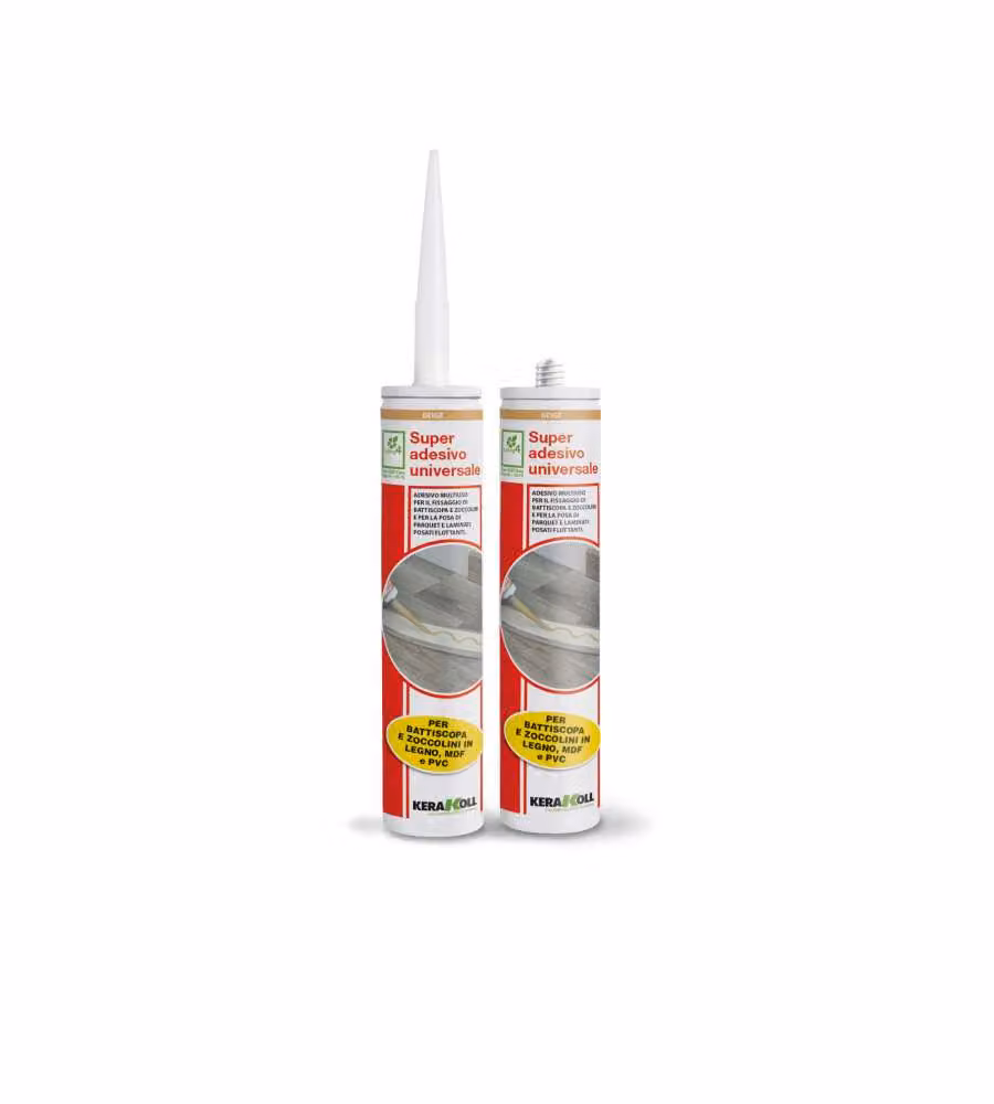 Kerakoll Super Adesivo Universale 290ml - Fissaggio Battiscopa e Parquet