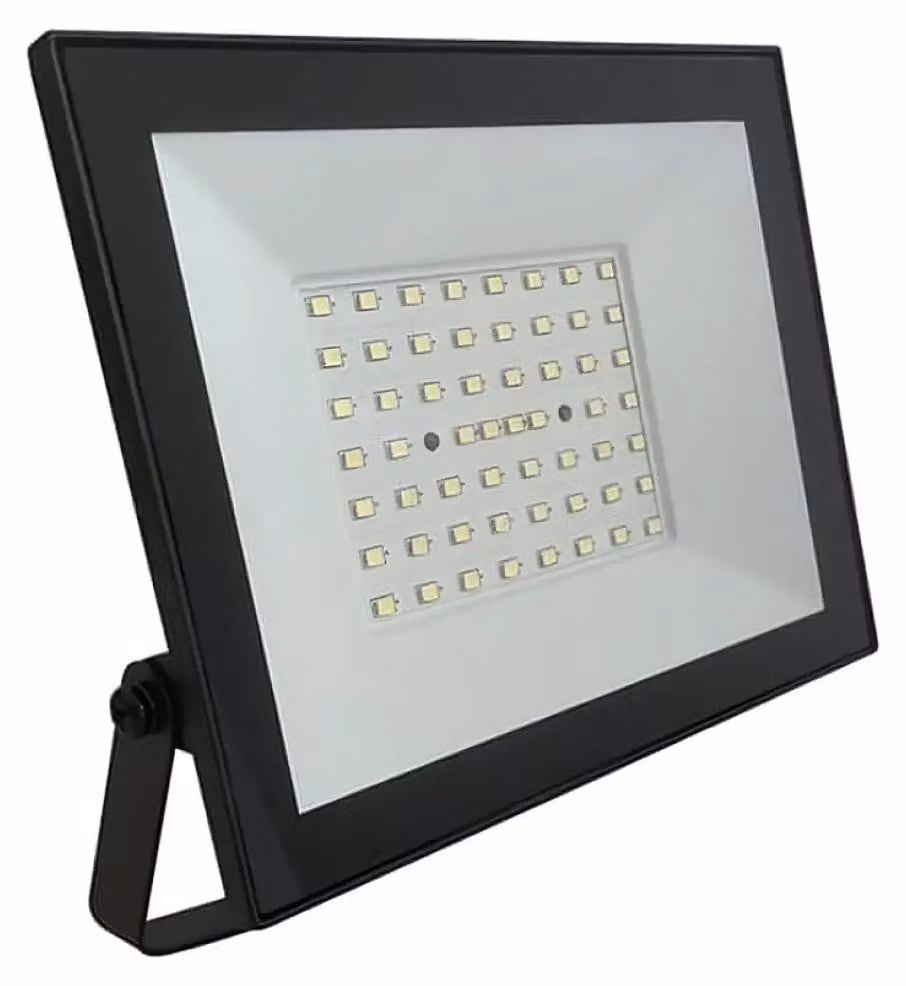 V-TAC Faro LED SMD 50W Slim E-Series Nero 6500K IP65 – con driver integrato  (SKU 23990)