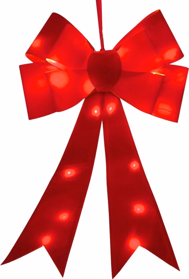 Anello LED - rosso/bianco caldo - lunghezza circa 61 cm