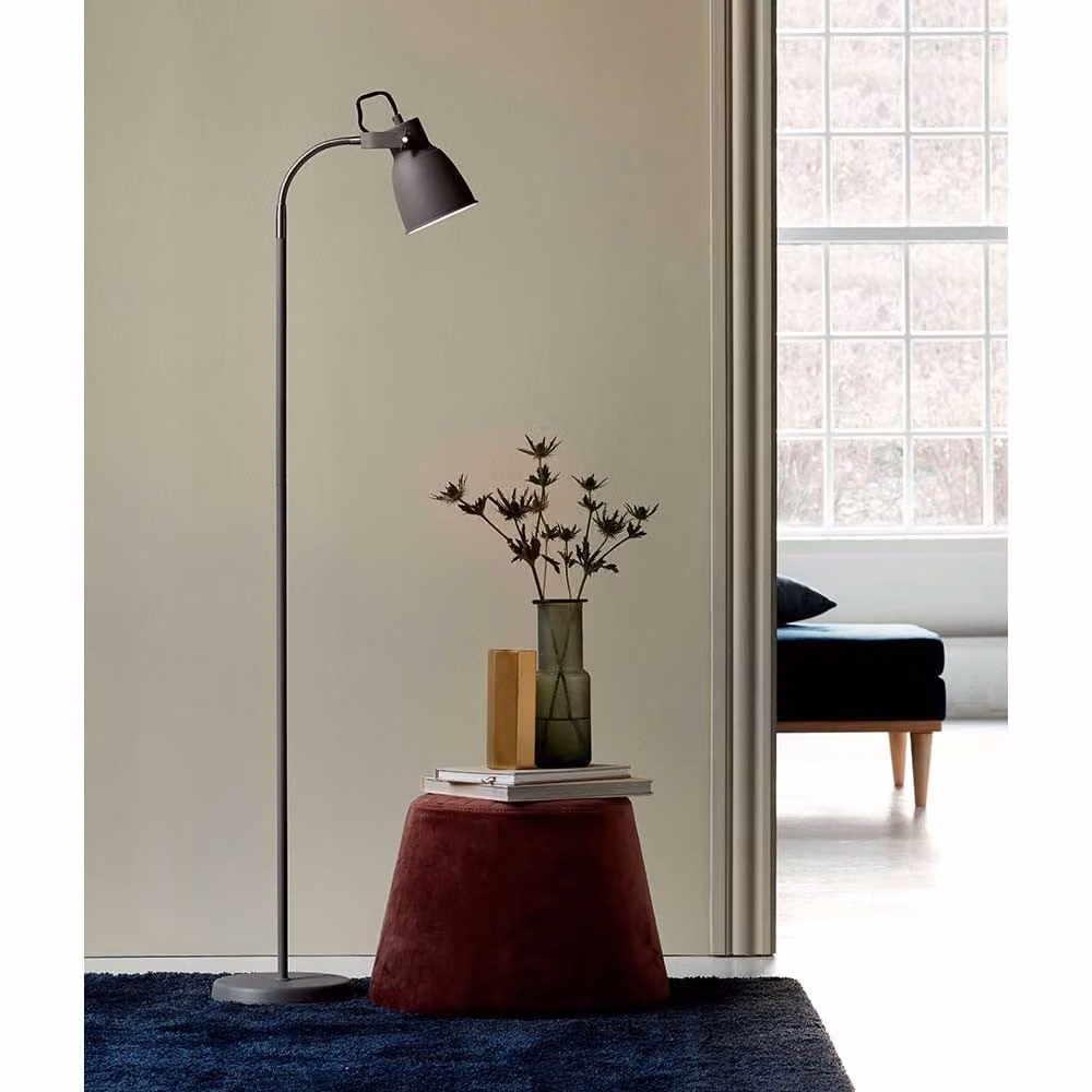 Nordlux lampada da terra Adrian grigio