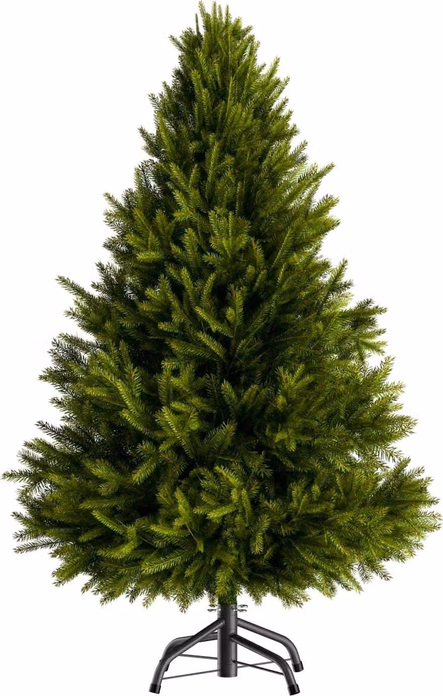 Albero di Natale artificiale da 4,6 piedi, 780 punte, ignifugo