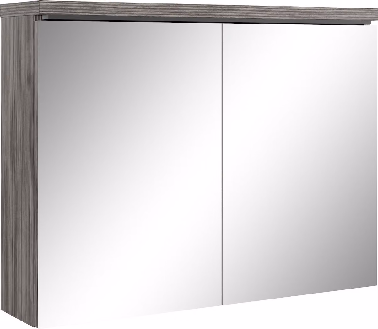 Badplaats Colonna Bagno Paso 80 x 20 x 60 cm - Rovere Grigio - Specchio Contenitore