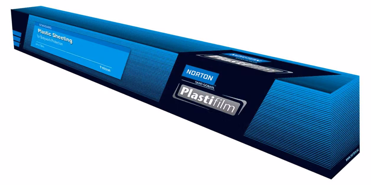 Carta adesiva protettiva Norton Plastifilm Standard, bobina da 150 metri