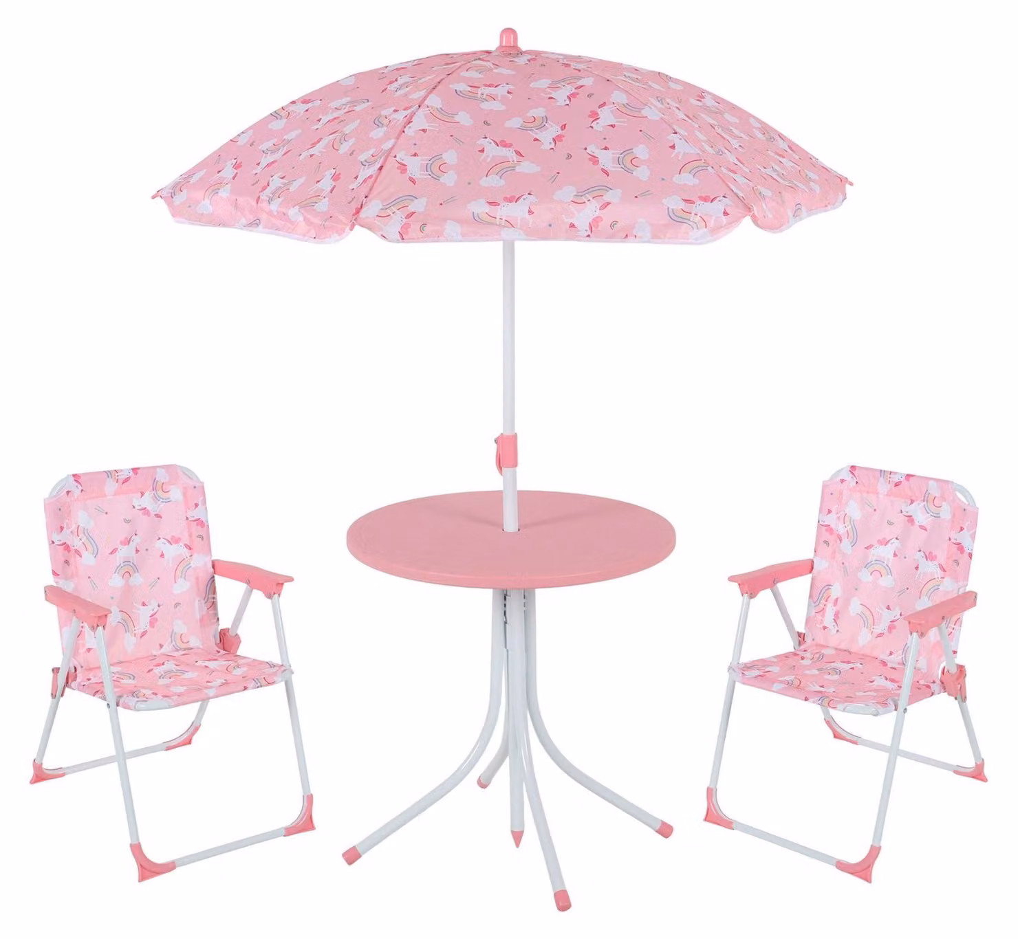 Set da campeggio per bambini con ombrellone regolabile