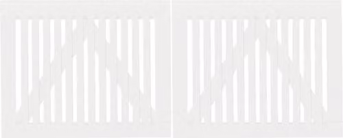 Plus Porta doppia Sendai 200 x 80 cm RAL 9010 Bianco
