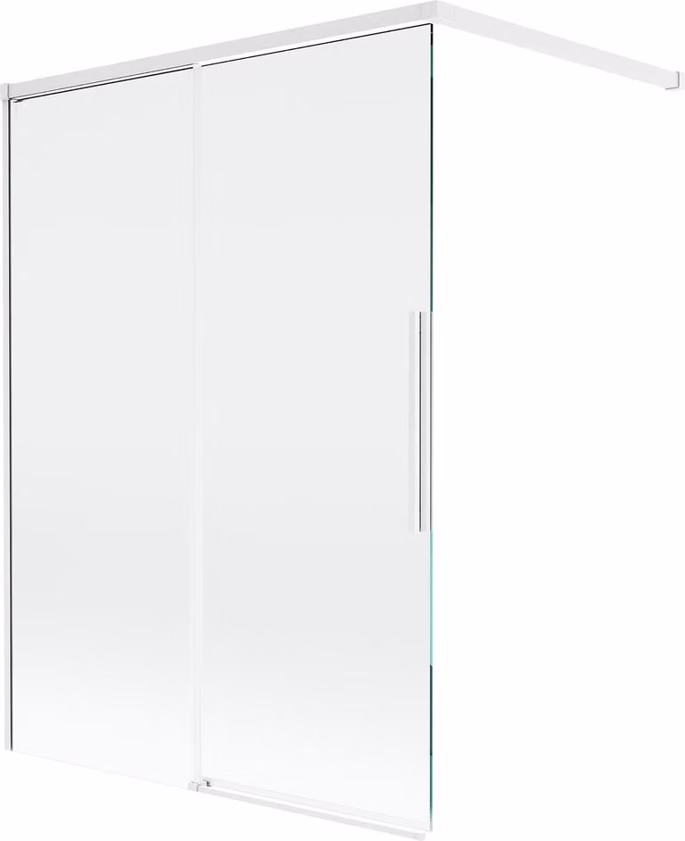 Mexen Rox paratia doccia a 2 ante scorrevoli 120 x 150 cm, trasparente, bianco - 8C9-120-003-20-00