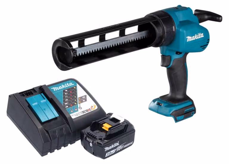 Pistola a cartuccia a batteria Makita DCG 180 RF1 18 V + 1x batteria ricaricabile 3,0 Ah + caricabatterie