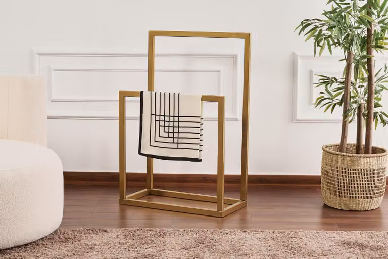 Skye Decor, Ged-032-A, espositore da sala, oro, 100% METALLO, 25 x 60 x 90 cm