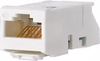 METZ CONNECT 130909-I, RJ-45, bianco, Cat6, nichel/oro, CE, UL, -40 - 70 °C
