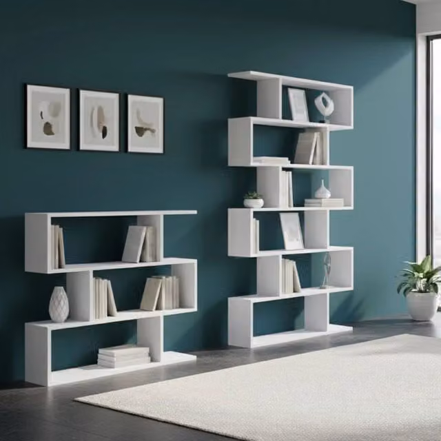Libreria Modulabile Jesolo DMORA Bianco Matt – 1