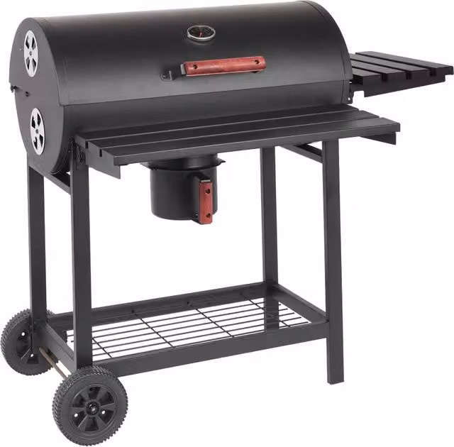 BARBECUE A CARBONELLA TENNESSEE IN ACCIAIO VERNICIATO NERO 113 X H70 X 97,5