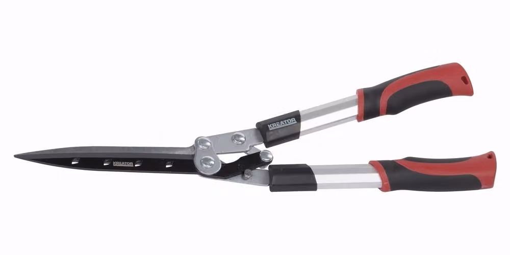 Cesoie per siepi KREATOR tipo Cesoie per giardino Cesoie per bosso 57,5 cm - Acciaio al carbonio Potenza