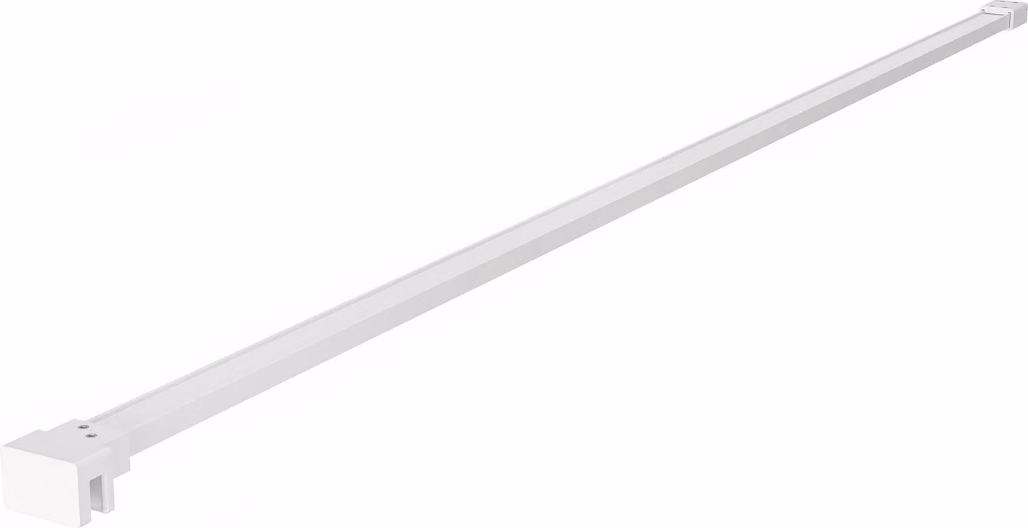 Mexen supporto semplice per parete doccia 6-8 mm, bianco - 800-01-20